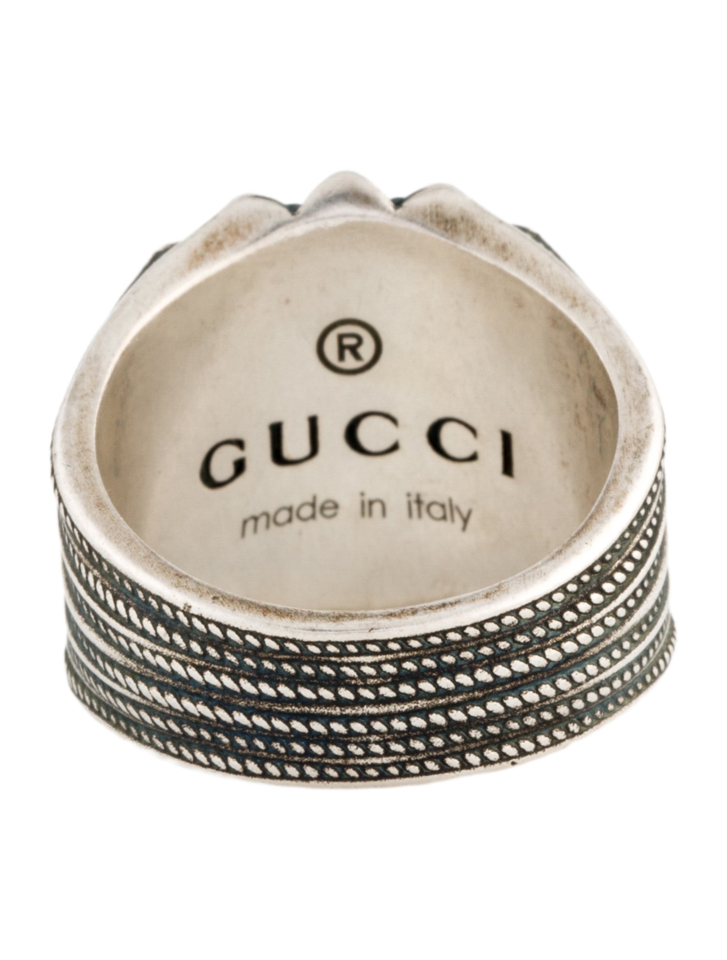 Gucci Interlocking GG Signet Ring
